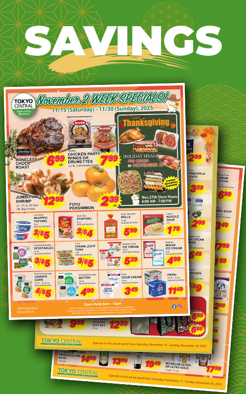 2 Week Special - Nov 15- 30, 2025