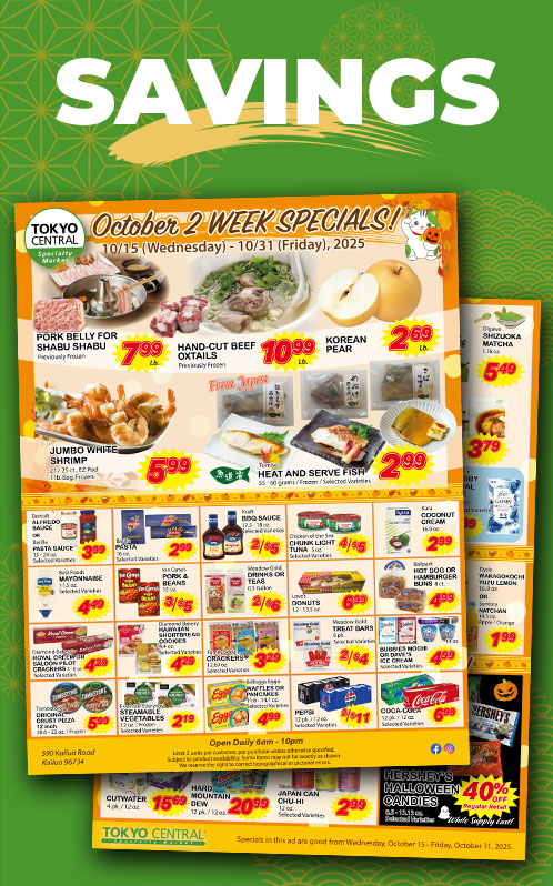 2 Week Special - Oct 15 - 31, 2025