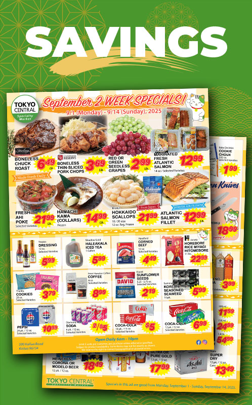 2 Week Special - Sep 01 - 14, 2025