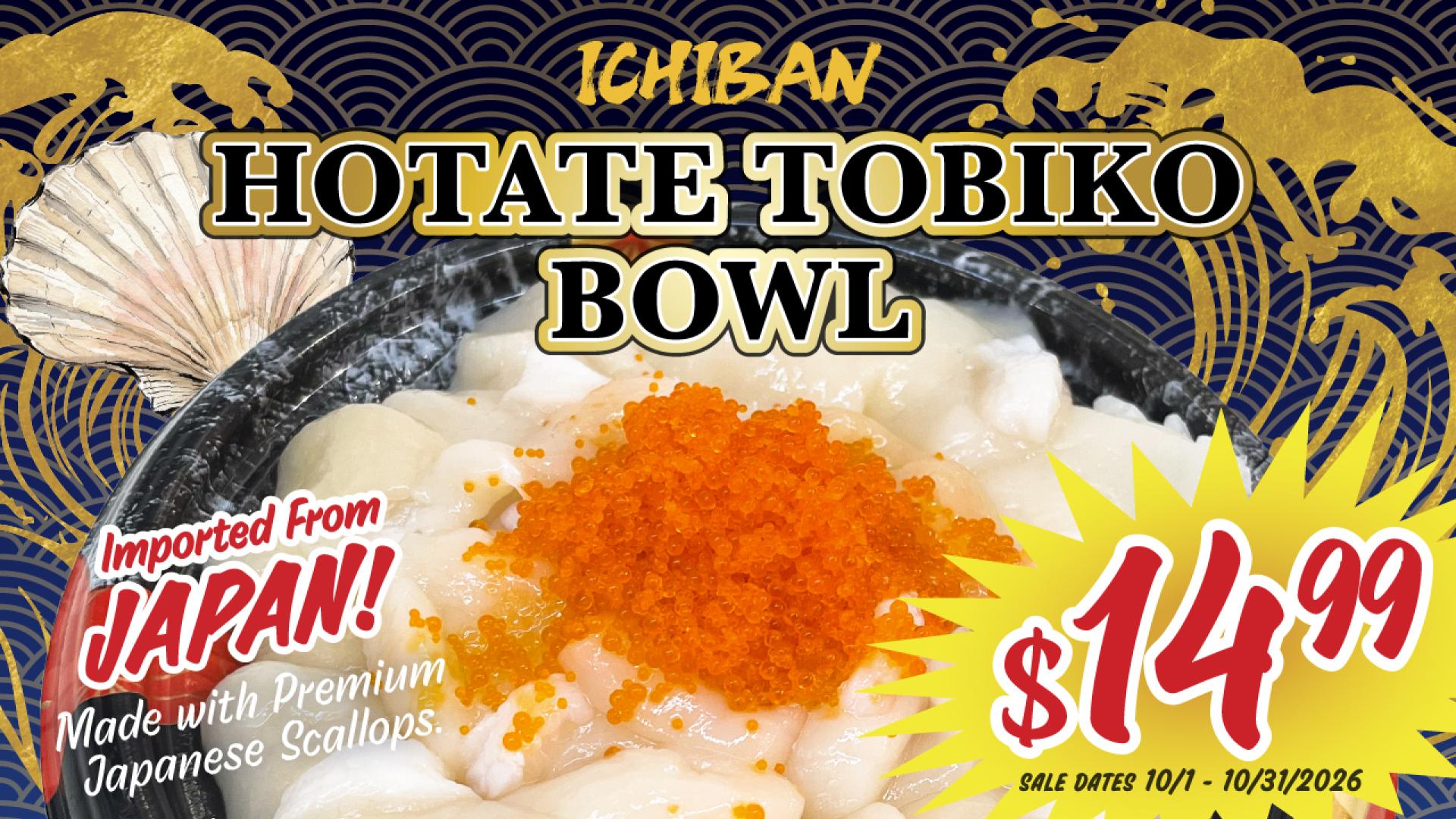 Hotate Tobbiko Bowl Sale