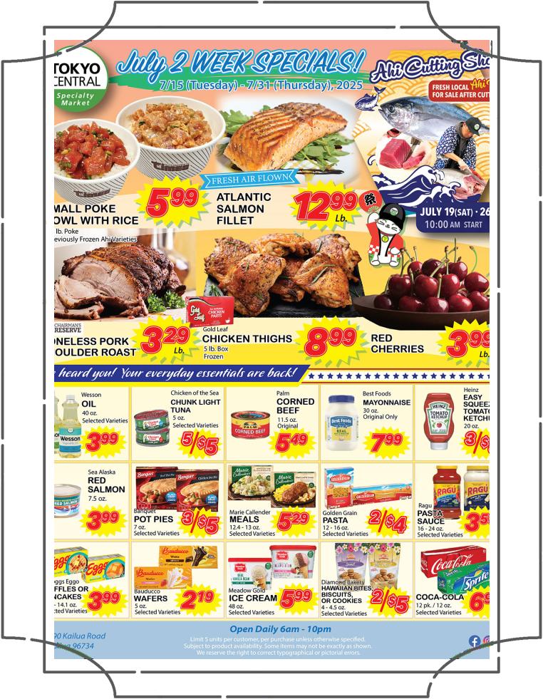 2 Week Special - Jul 15 - 31, 2025