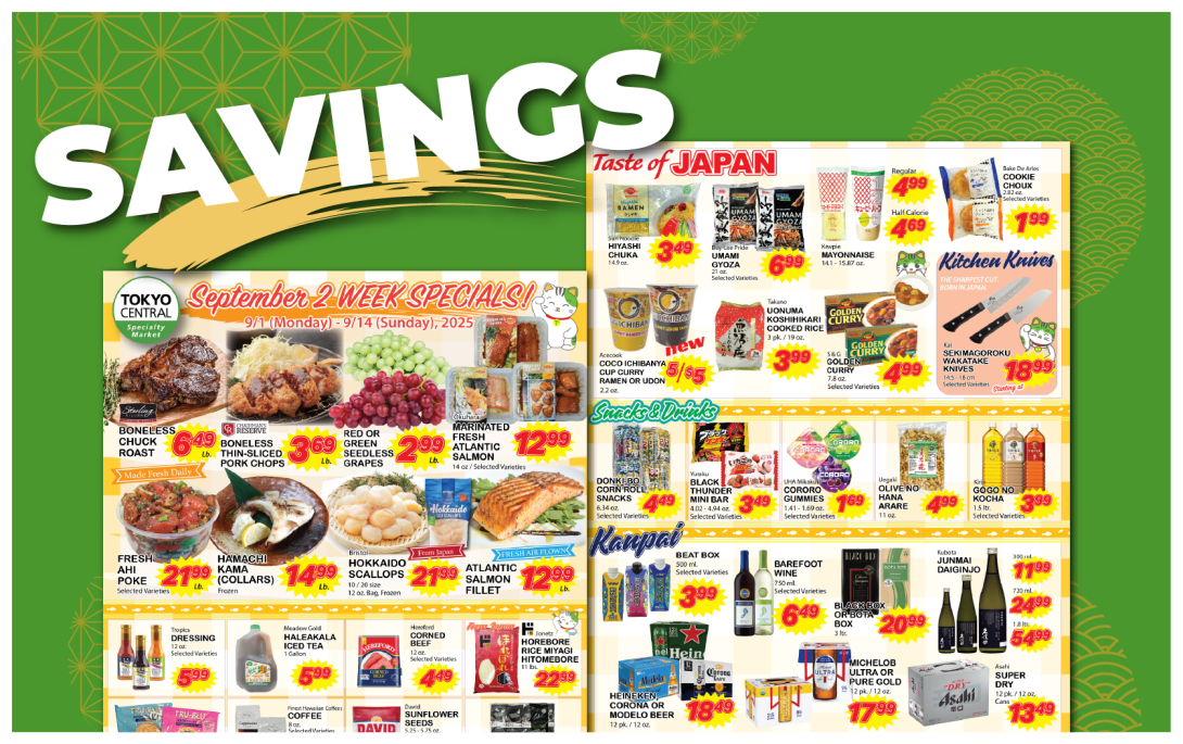 2 Week Special - Sep 01 - 14, 2025