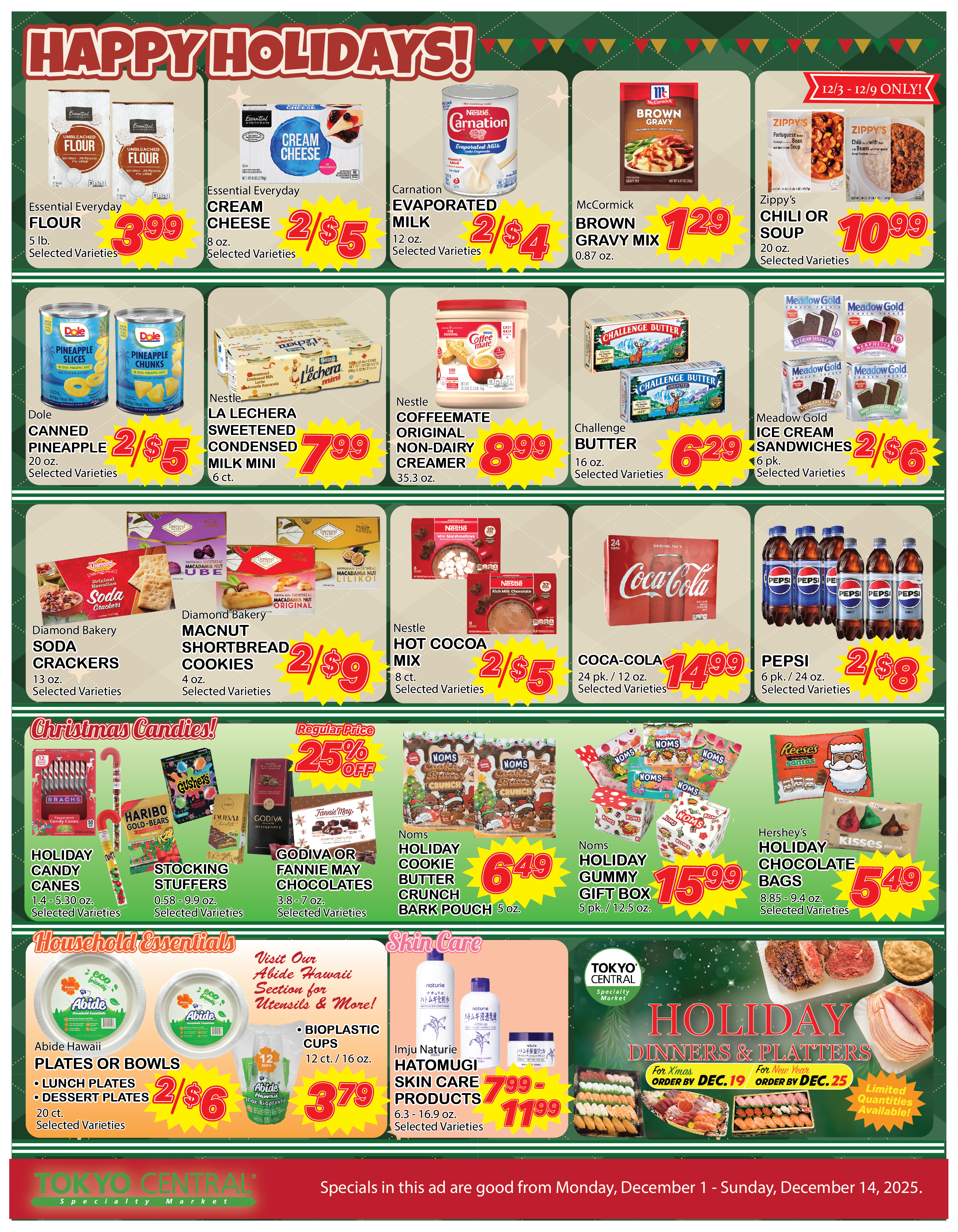 2 Week Special - December 1 - 14, 2025