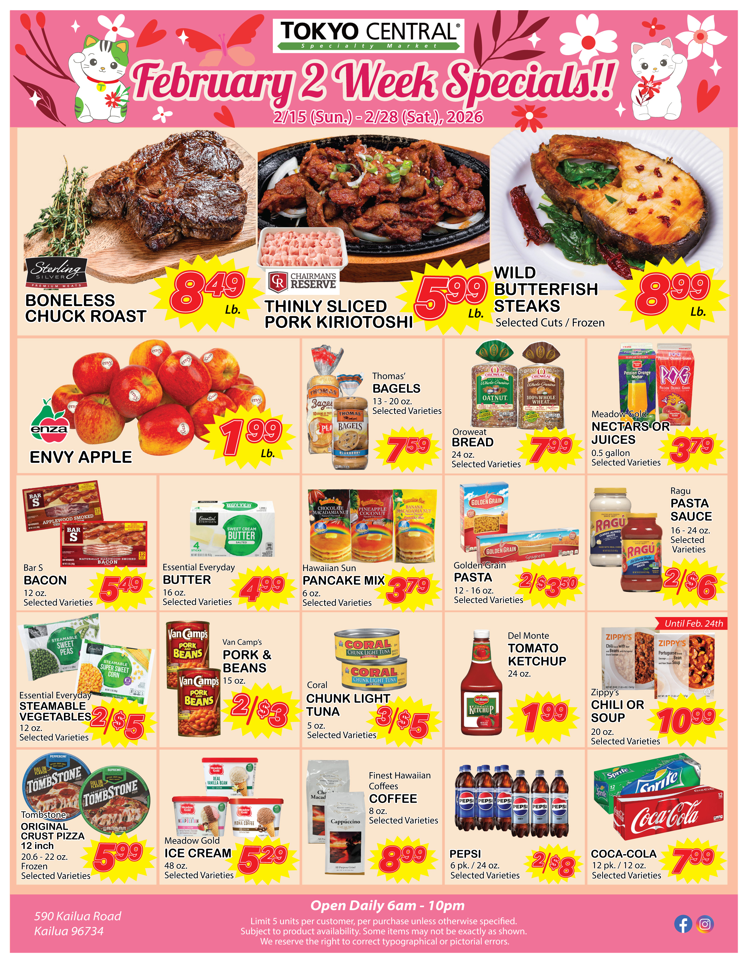 2 Week Special - February 15, 2026 - February 28, 2026