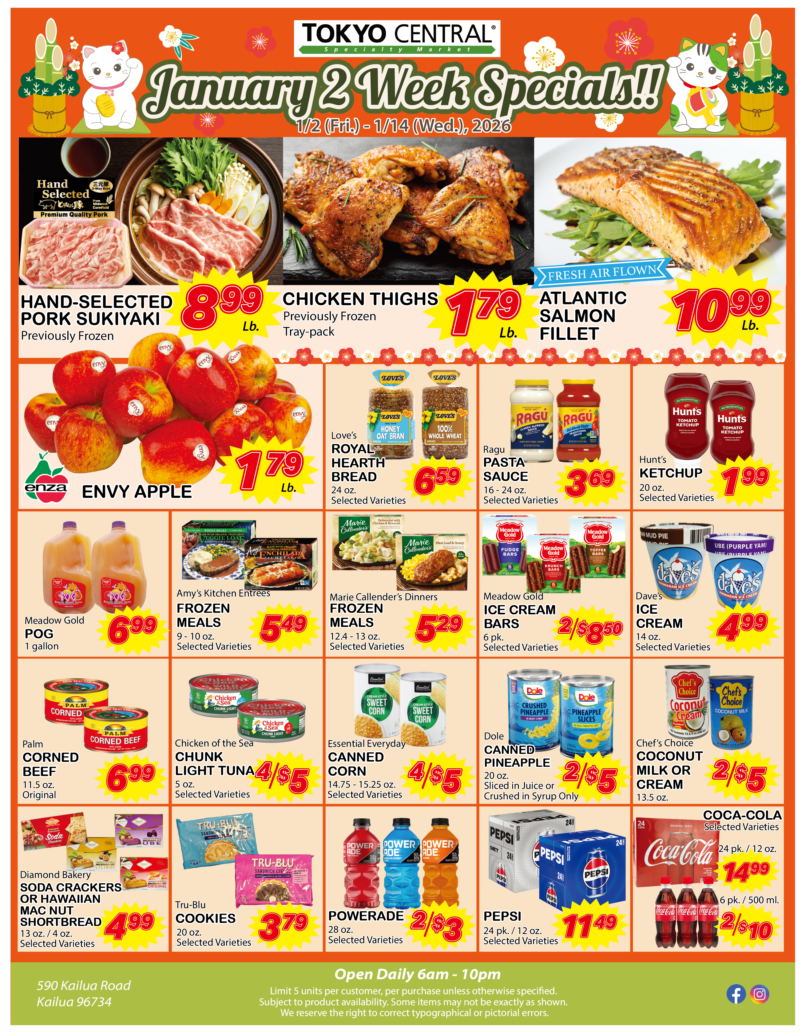 2 Week Special - January 2, 2026 - January 14, 2026