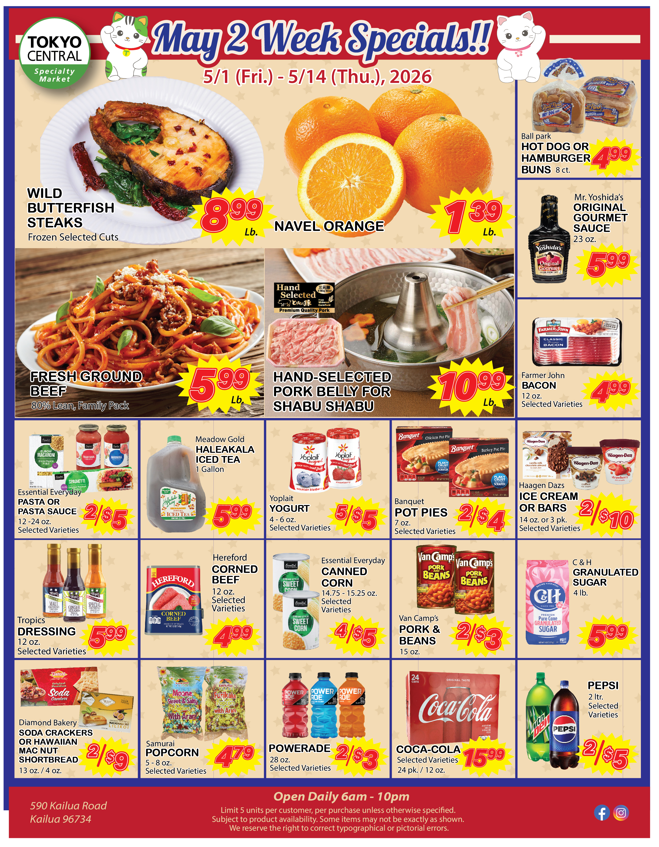 2 Week Special - May 1, 2026 - May 14, 2026