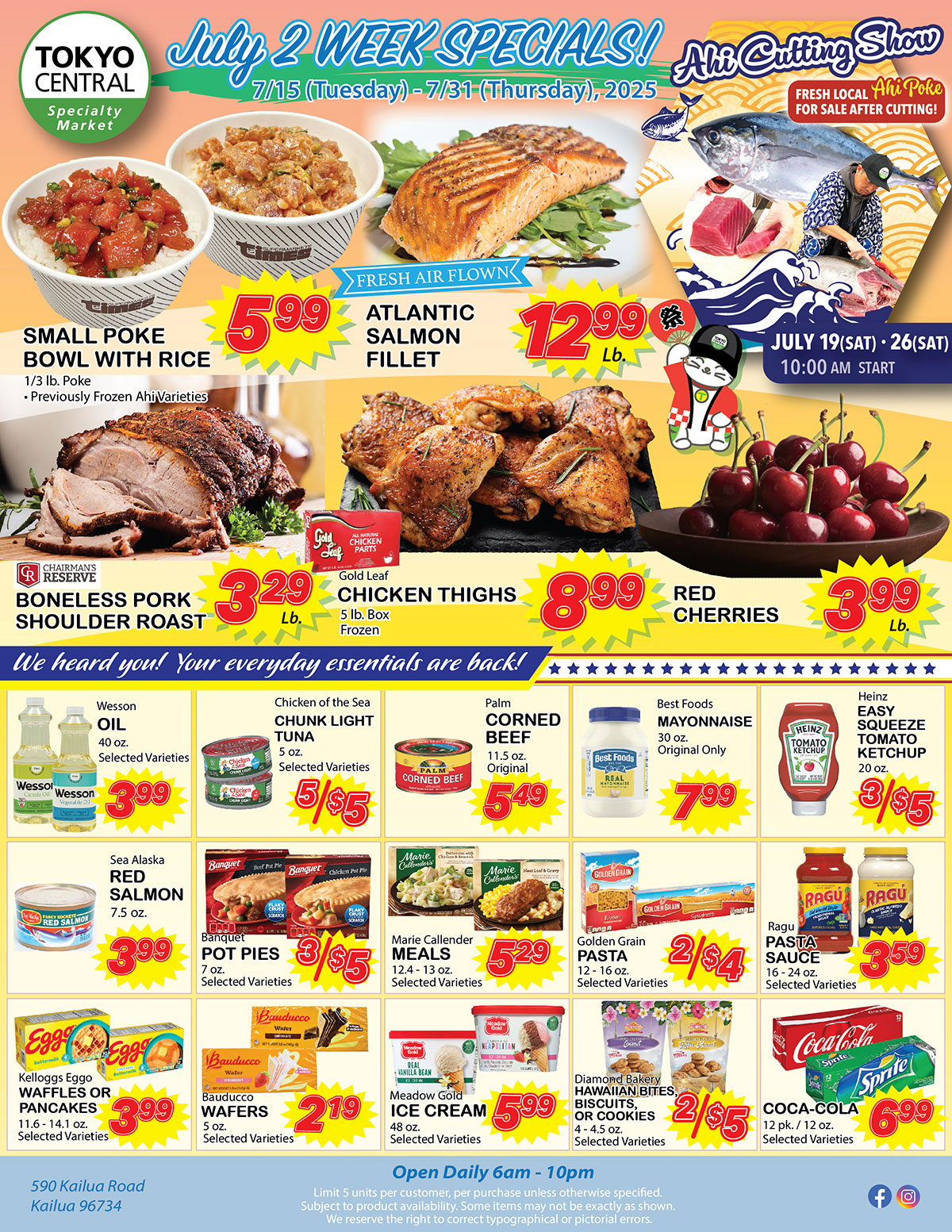 2 Week Special - Jul 15 - 31, 2025