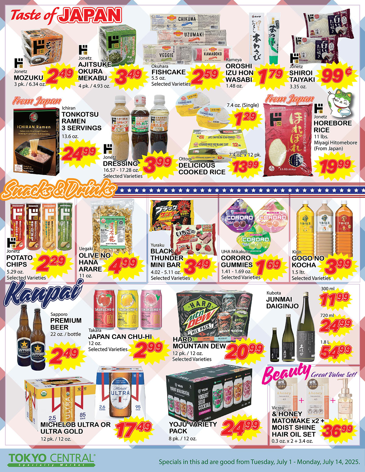 2 Week Special - Jul 01 - 14, 2025